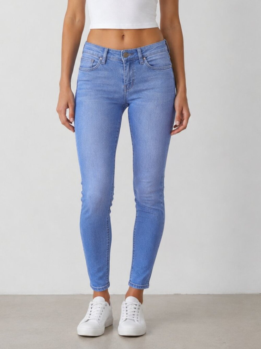 *3 FOR $9* So Low Rise Ultimate Jegging Stretchy Skinny Medium Wash Jeans Pant 0